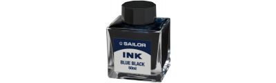 Sailor Basic Tinte in Flaschen - Blau/Schwarz - 50ML