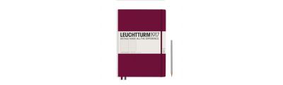 LEUCHTTURM1917 Notebook (A4+) Master Slim Hardcover Dotted Port Red