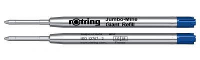 Rotring Giant Kugelschreiber-Mine Metall Blau M